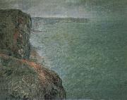 Claude Monet The Sea Seen from the Cliffs oil